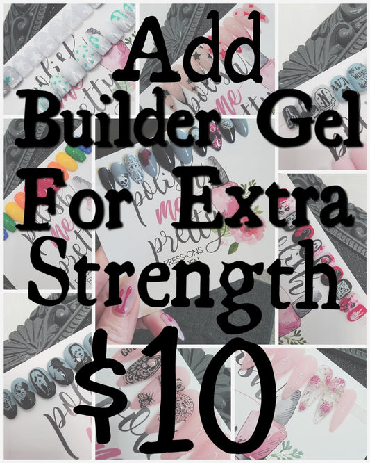 Add Builder Gel to Strengthen Your Set!!  Price is Per Set!